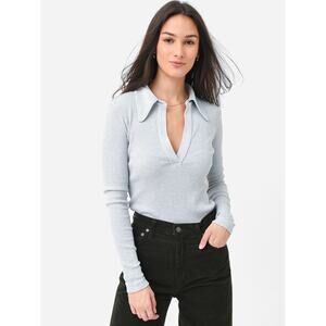 NWT Citizens of Humanity || Alba Polo Sparrow Heather Gray M